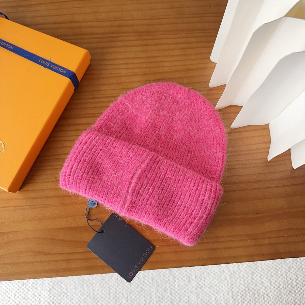Beanie in Rose Red