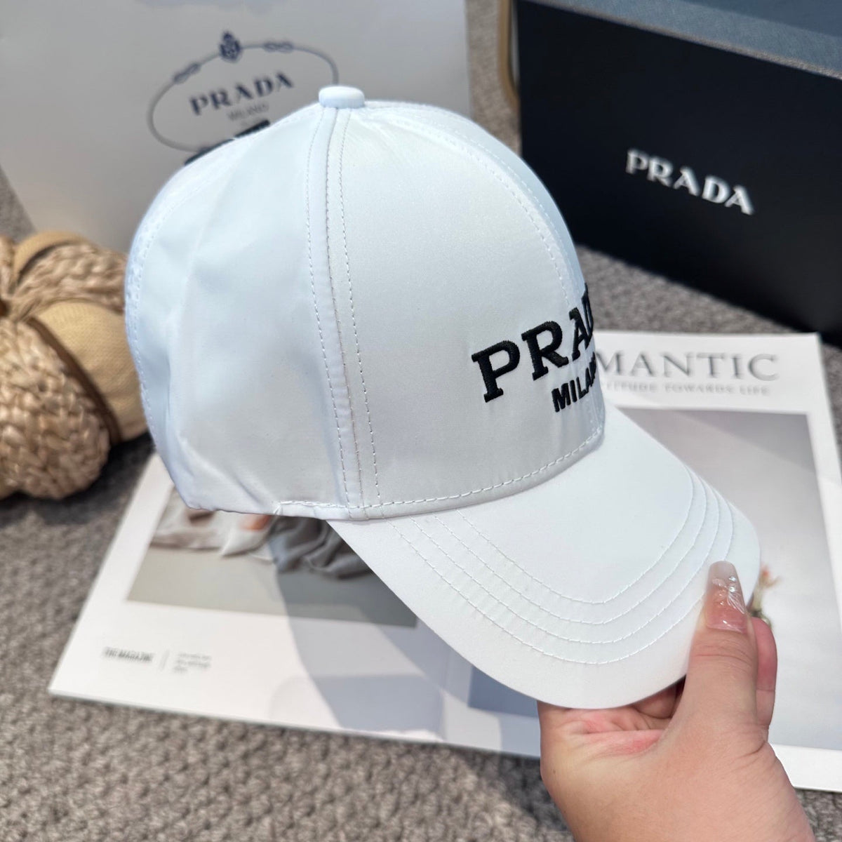 Embroidered Logo Baseball Cap - Lightweight Sporty Aesthetic