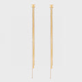 18K Celine Diamonds Long Earrings